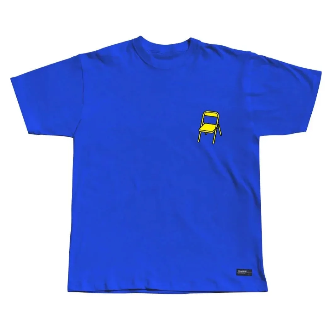 WalaWali Unisex Blue 'The War Chair' Oversize Recycled Tee