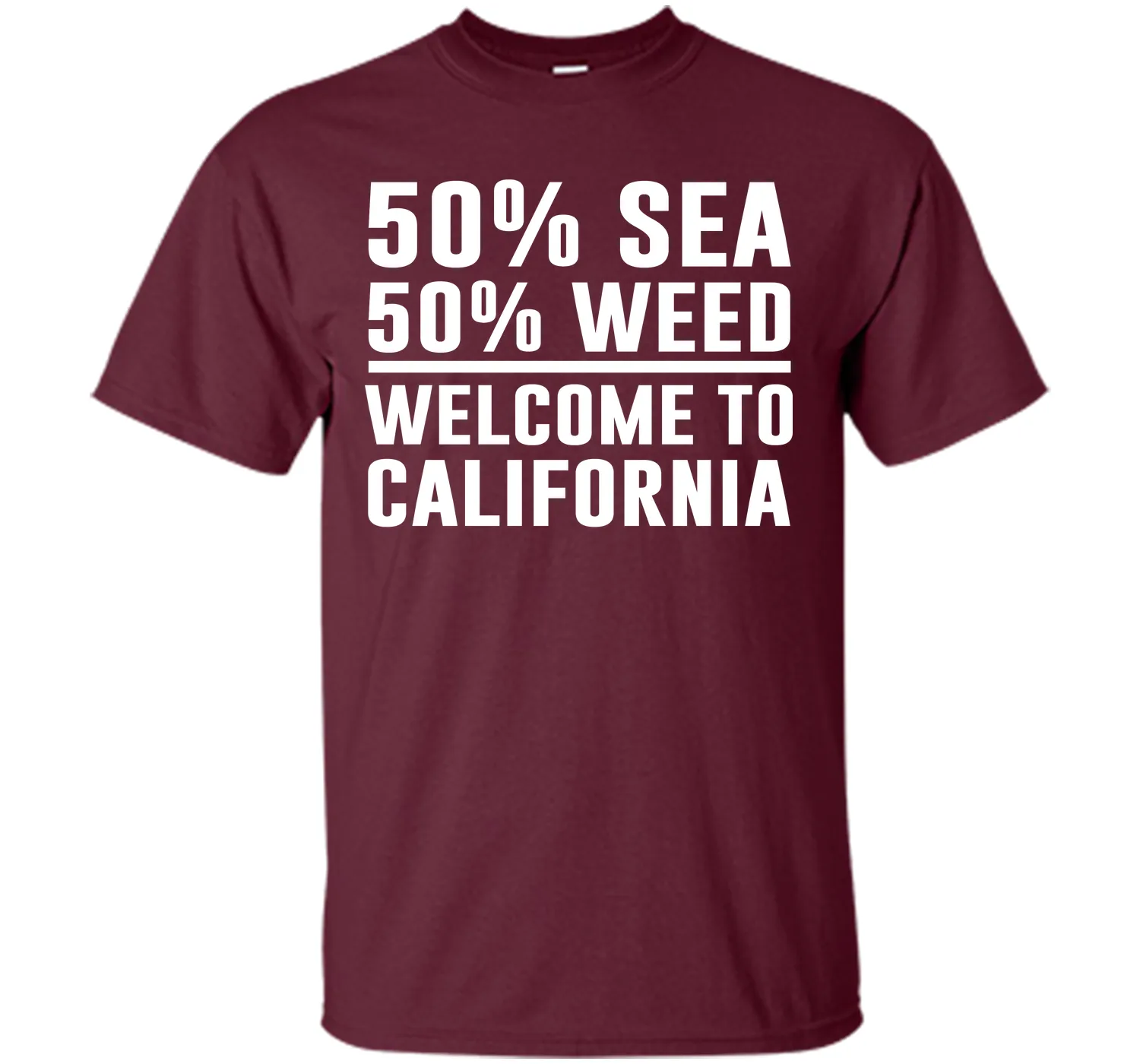 Welcome to California Funny Weed T-shirt T-Shirt
