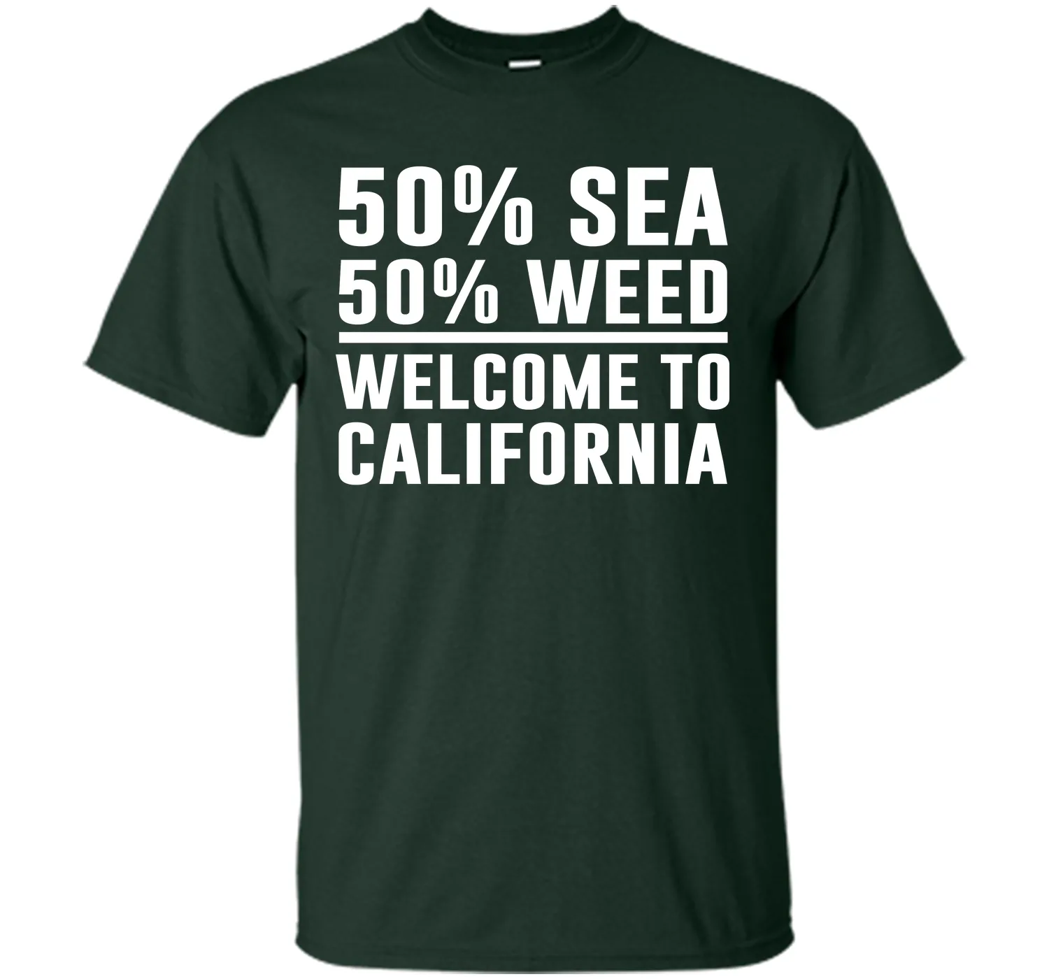 Welcome to California Funny Weed T-shirt T-Shirt