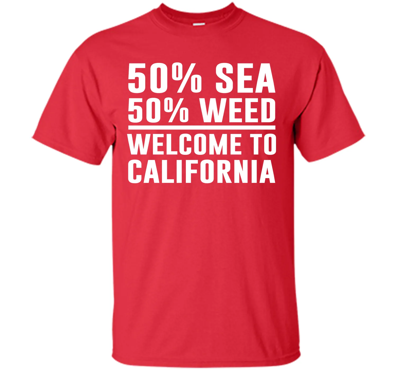 Welcome to California Funny Weed T-shirt T-Shirt