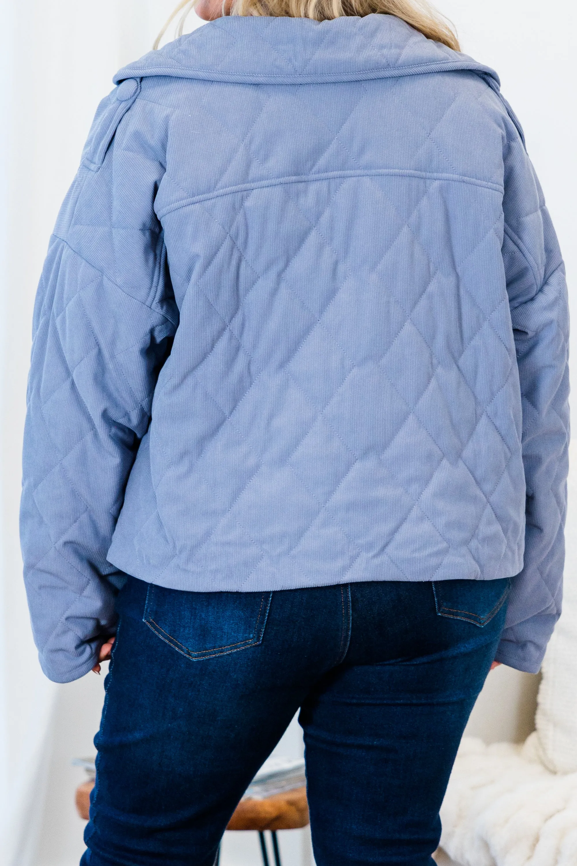 When You Come Home Jacket, Denim Blue