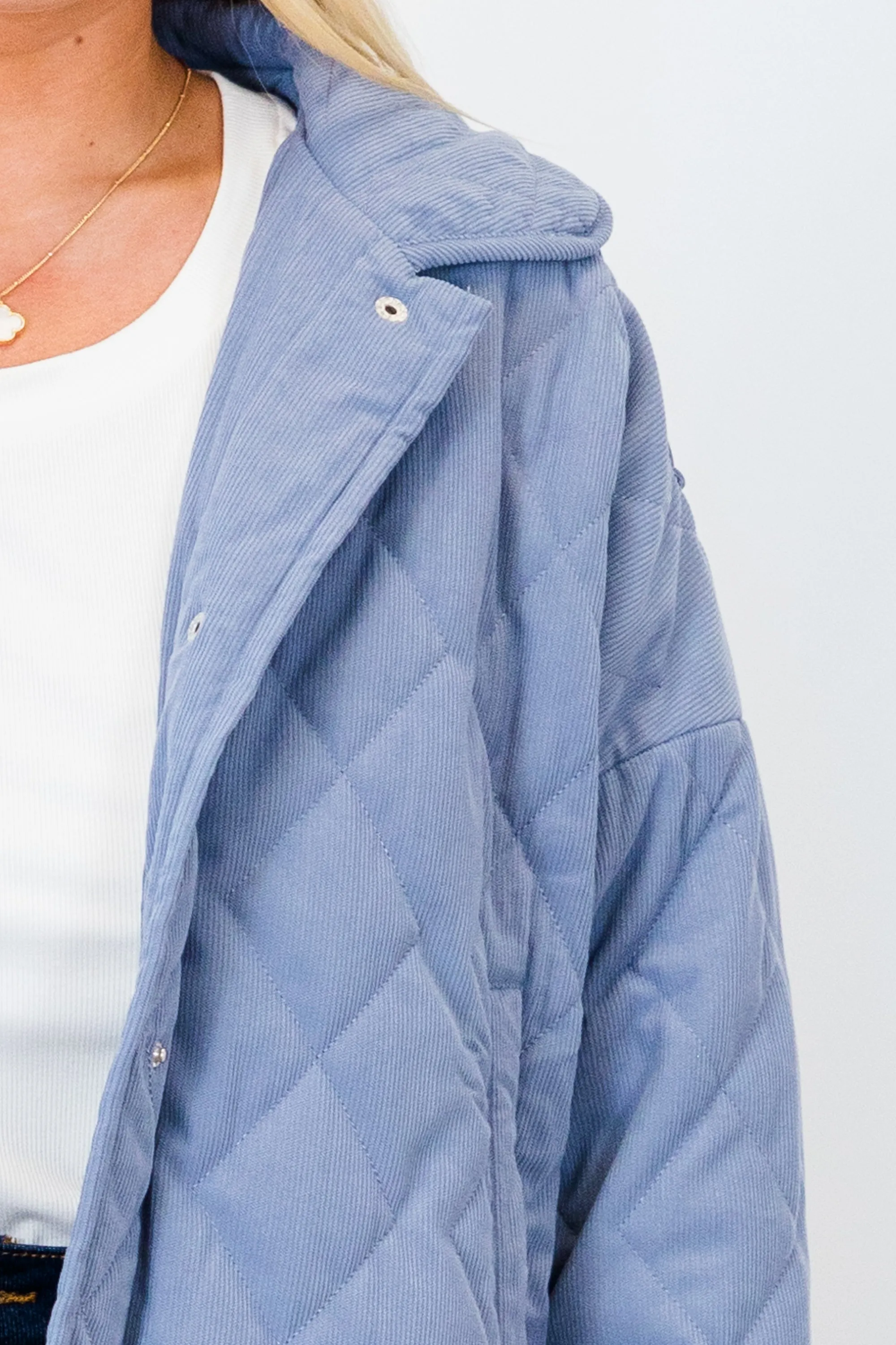 When You Come Home Jacket, Denim Blue