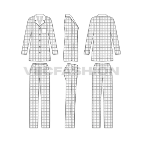 Women's Nightwear Pajama Suit
