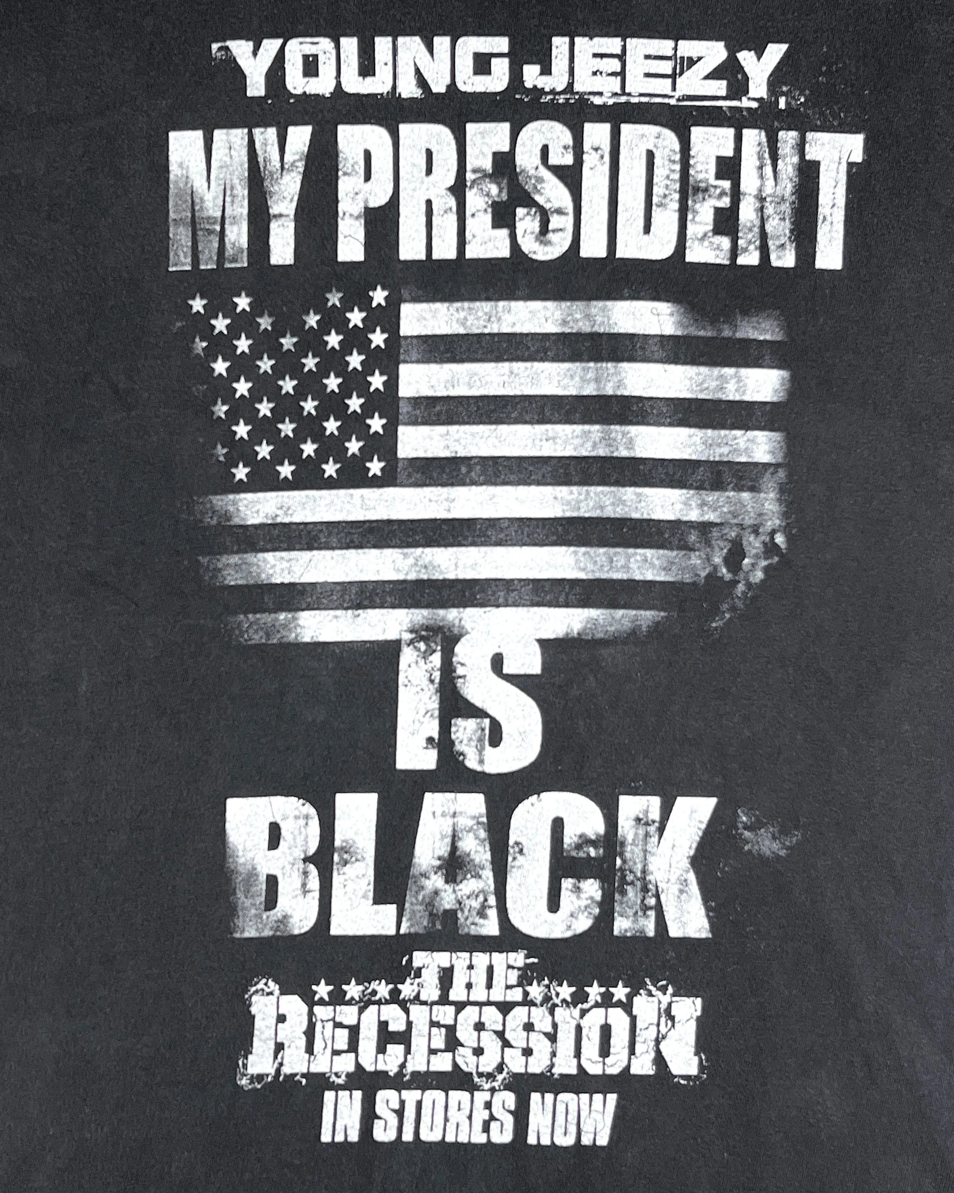 Young Jeezy President is Black Promo T-Shirt