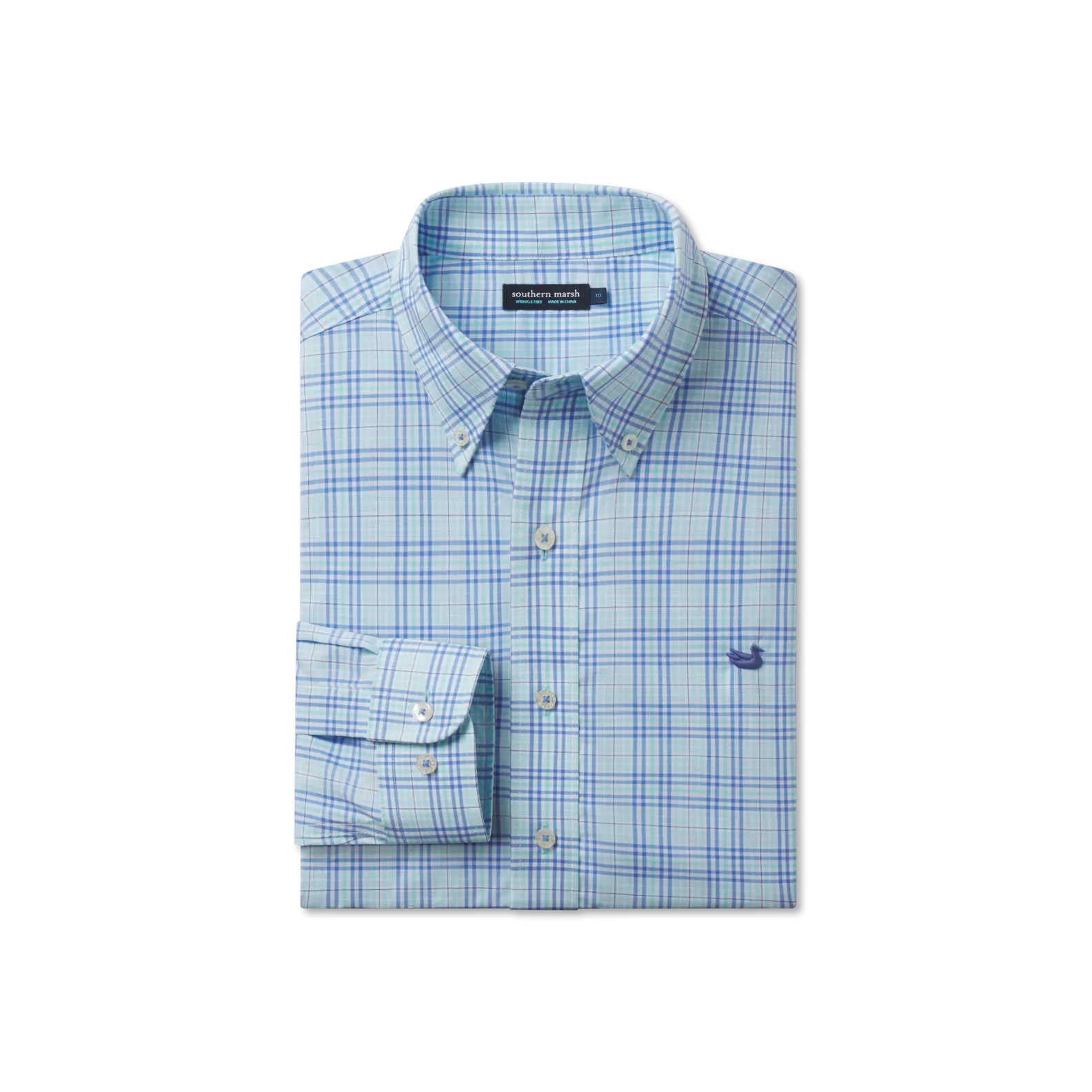 Youth Charlotte Windowpane Dress Shirt