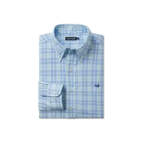 Youth Charlotte Windowpane Dress Shirt