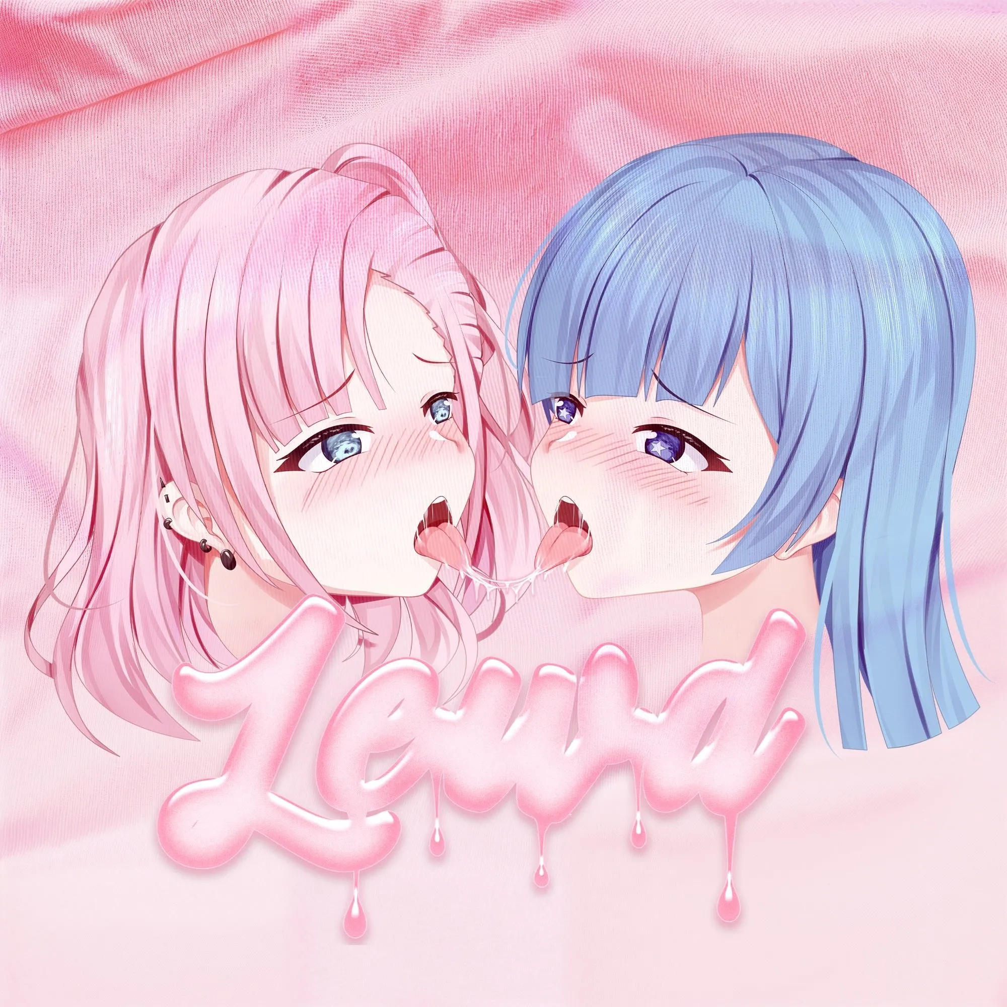 Yuri Pink Oversized T-Shirt: Channel Your Inner Waifu with Bold, Flirty Vibes!